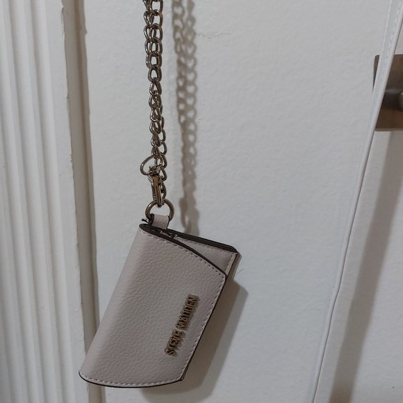 Steve Madden Clip On Pouches Keychain Handbag Mini Bags Wallet Mirror Inside - Picture 4 of 8